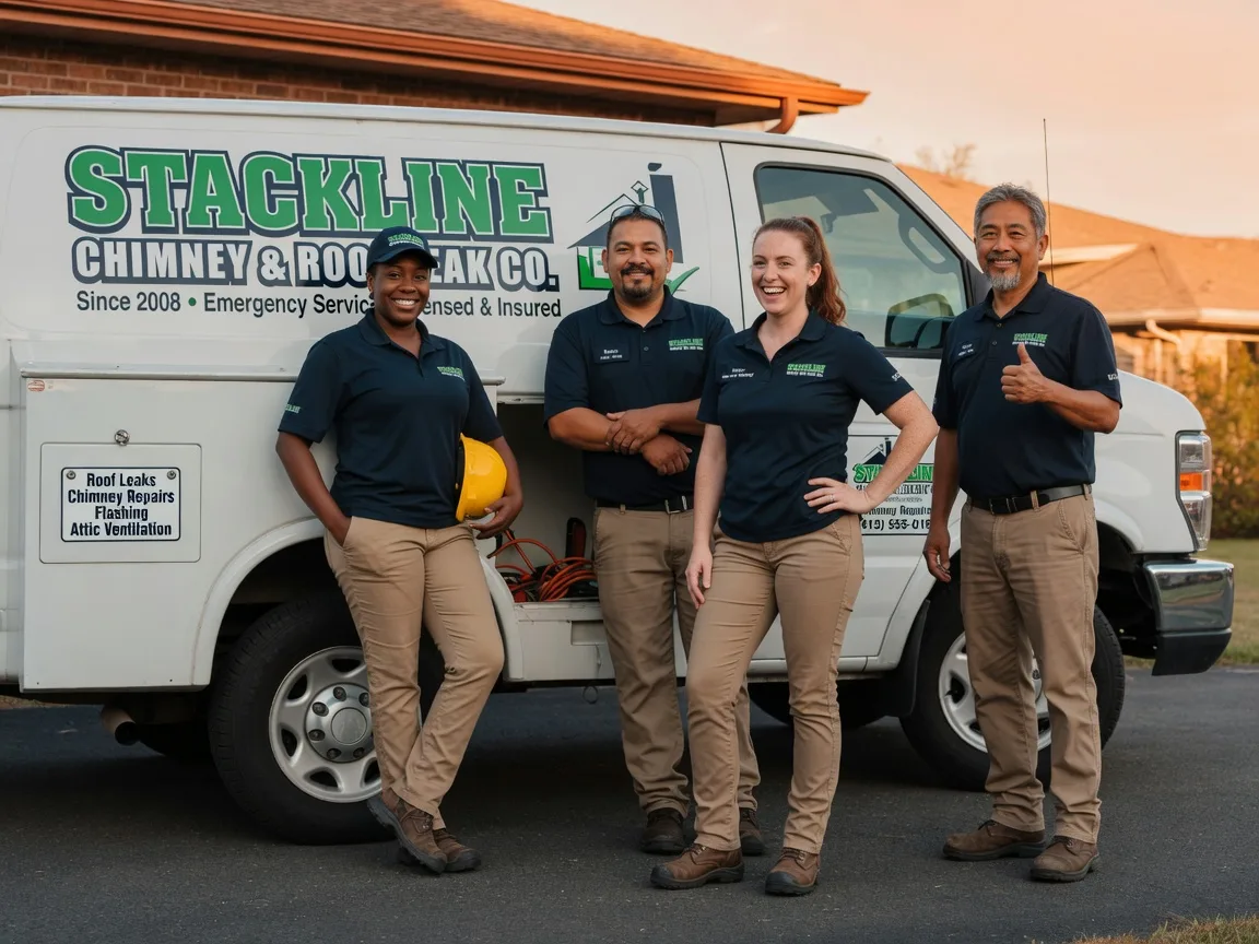 Chimney flashing repair company in Lawton, OK